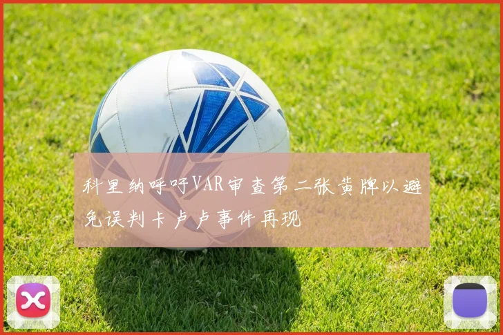 科里纳呼吁VAR审查第二张黄牌以避免误判卡卢卢事件再现