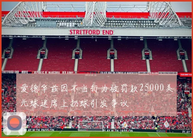 爱德华兹因不当行为被罚款25000美元球迷席上扔球引发争议